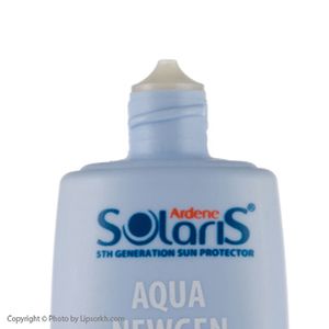 لوسیون ضد آفتاب آردن مدل Aqua Newgen با SPF50 مناسب انواع پوست حجم 100 میلی لیتر لیپ سرخ