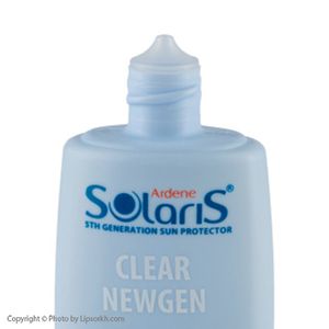 ژل ضد آفتاب آردن مدل Clear Newgen Sport با +SPF50 مناسب پوست های چرب و مستعد جوش حجم 100 میلی لیتر لیپ سرخ