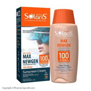 کرم ضد آفتاب آردن مدل Solar Allergy با SPF 100 حجم 100 میلی لیتر لیپ سرخ