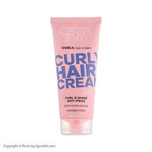 کرم مو سریتا مدل Curly حجم 200 میلی لیتر لیپ سرخ